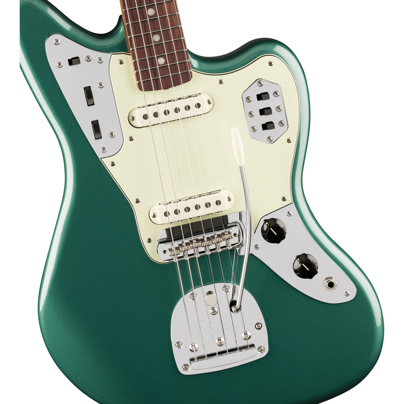 Fender Vintera III Mid 60s Jaguar Guitar w/ Gig Bag - Sherwood Green Metallic