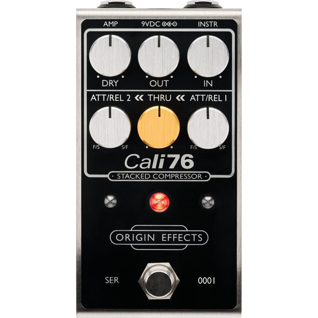 Origin Effects Cali76 Stacked Edition Black Compressor Pedal - Black