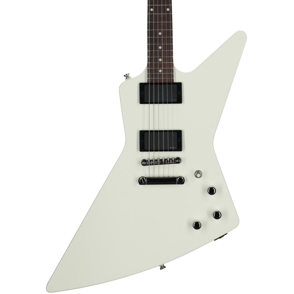 Epiphone Explorer '80s EMG Guitar w/ EMG Pickups & Premium Gig Bag - Classic White