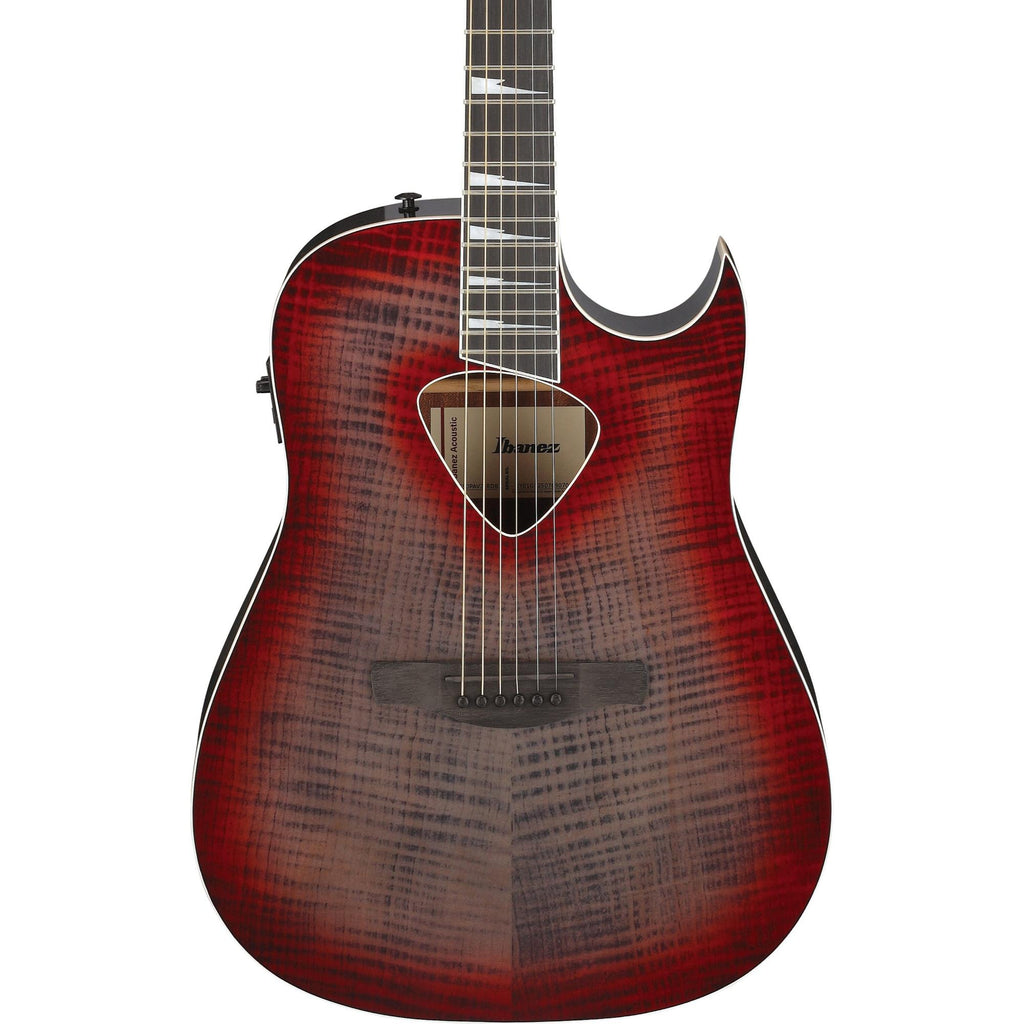 Ibanez ALT50FA Acoustic-Electric Guitar - Red Doom Burst High Gloss