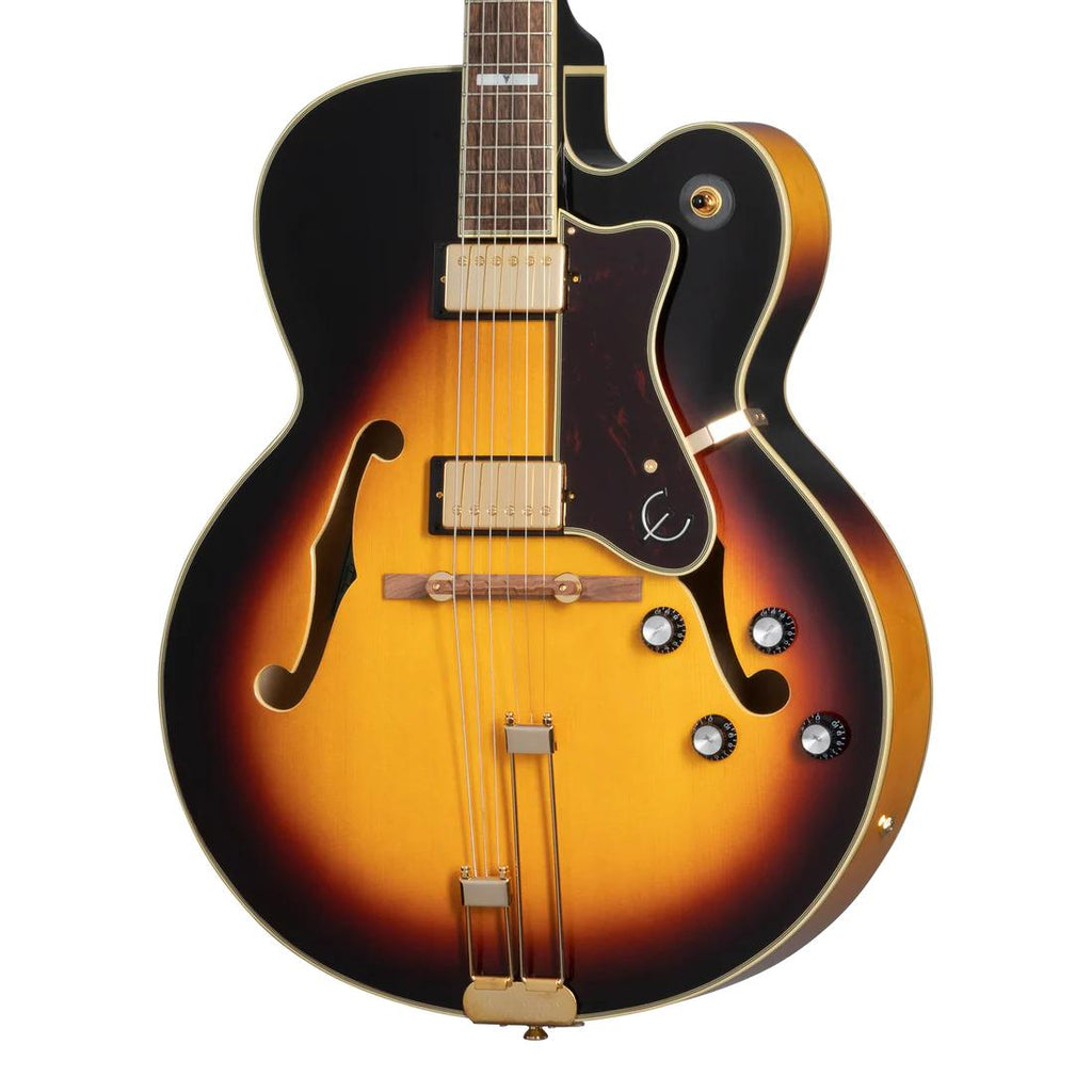 Epiphone Broadway Hollowbody Guitar w/ Gig Bag - Vintage Sunburst