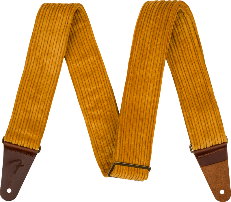 Fender Corduroy 2" Guitar Strap - Blaze Gold