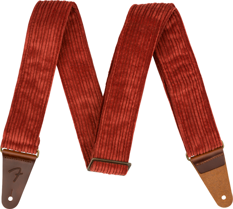 Fender Corduroy 2" Guitar Strap - Antique Cherry