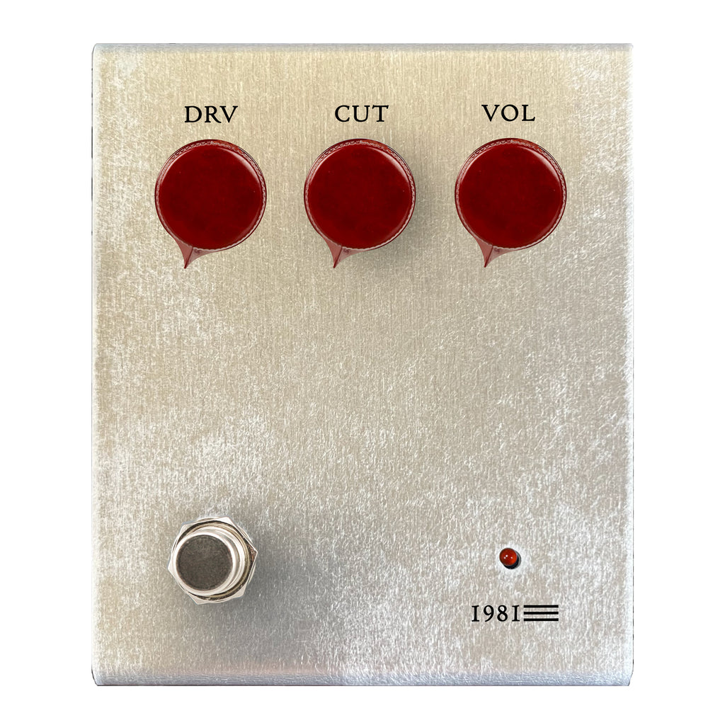 1981 Inventions Professional DRV Germanium Overdrive Pedal - Silver