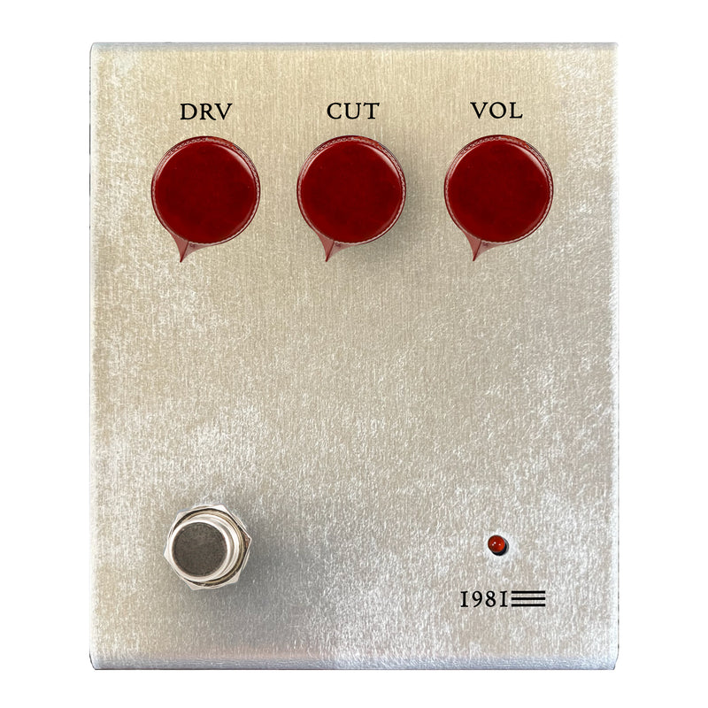 1981 Inventions Professional DRV Germanium Overdrive Pedal - Silver