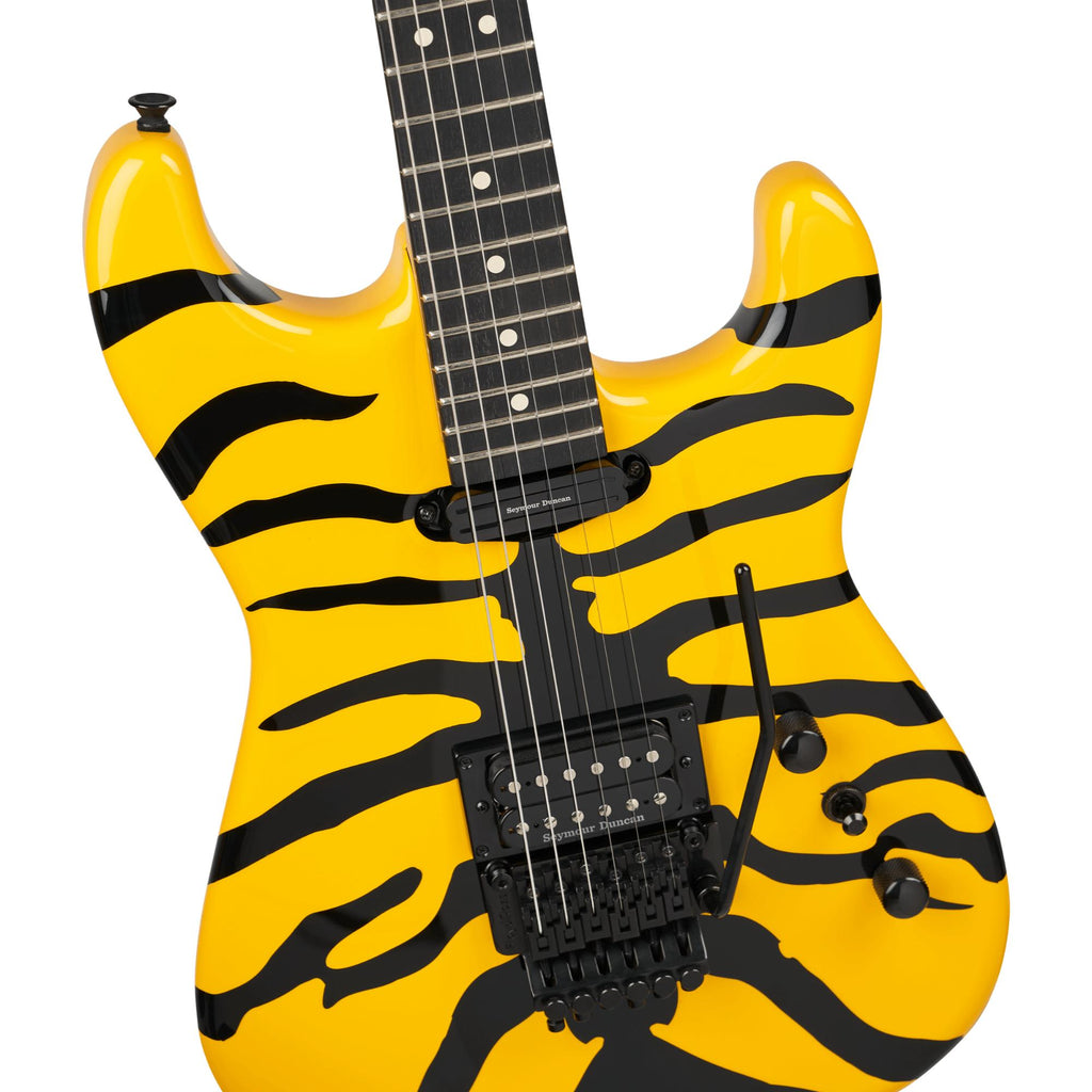 Jackson Pro Origins 1985 Limited Edition San Dimas SD1 HH FR Guitar w/ Gig Bag - Yellow Bengal