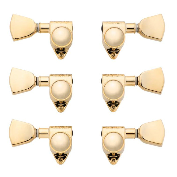 Gibson PMMH-025 Modern Gold 3+3 Machine Heads w/ Metal Buttons