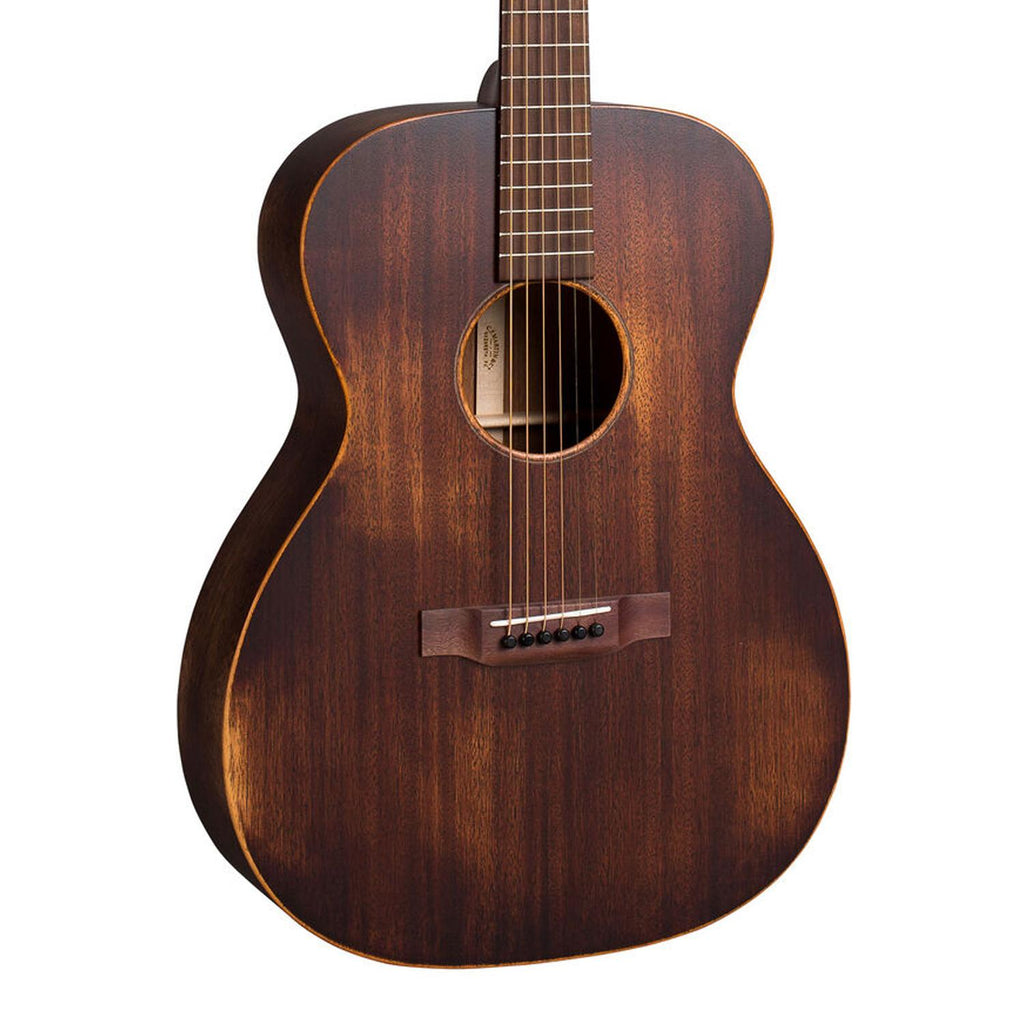 Martin 000-15M StreetMaster Acoustic Guitar w/ Softshell Case - Distressed Burst