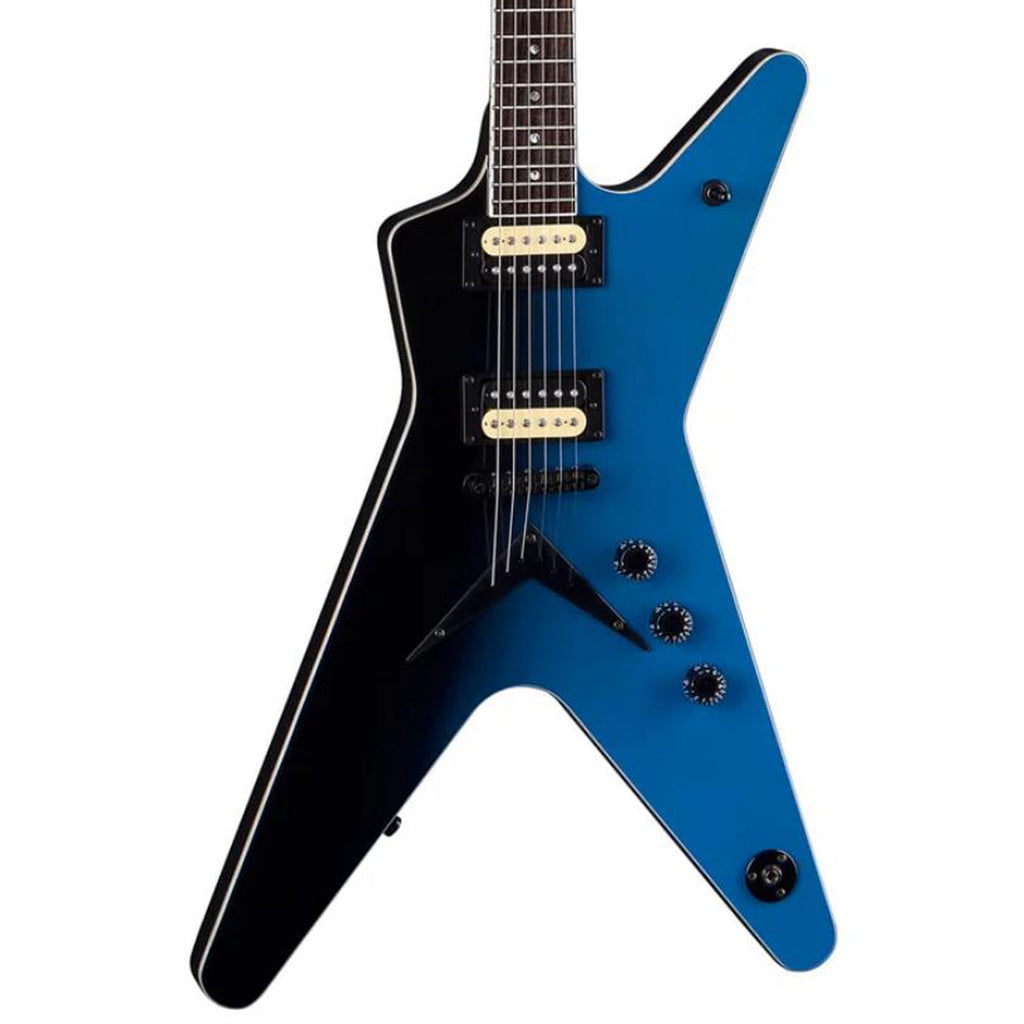 Dean ML 79 Guitar - Black to Blue Fade