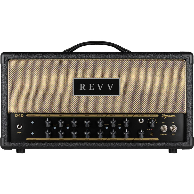 Revv Dynamis D40 2-channel 40/10-Watt Tube Guitar Amplifier Head