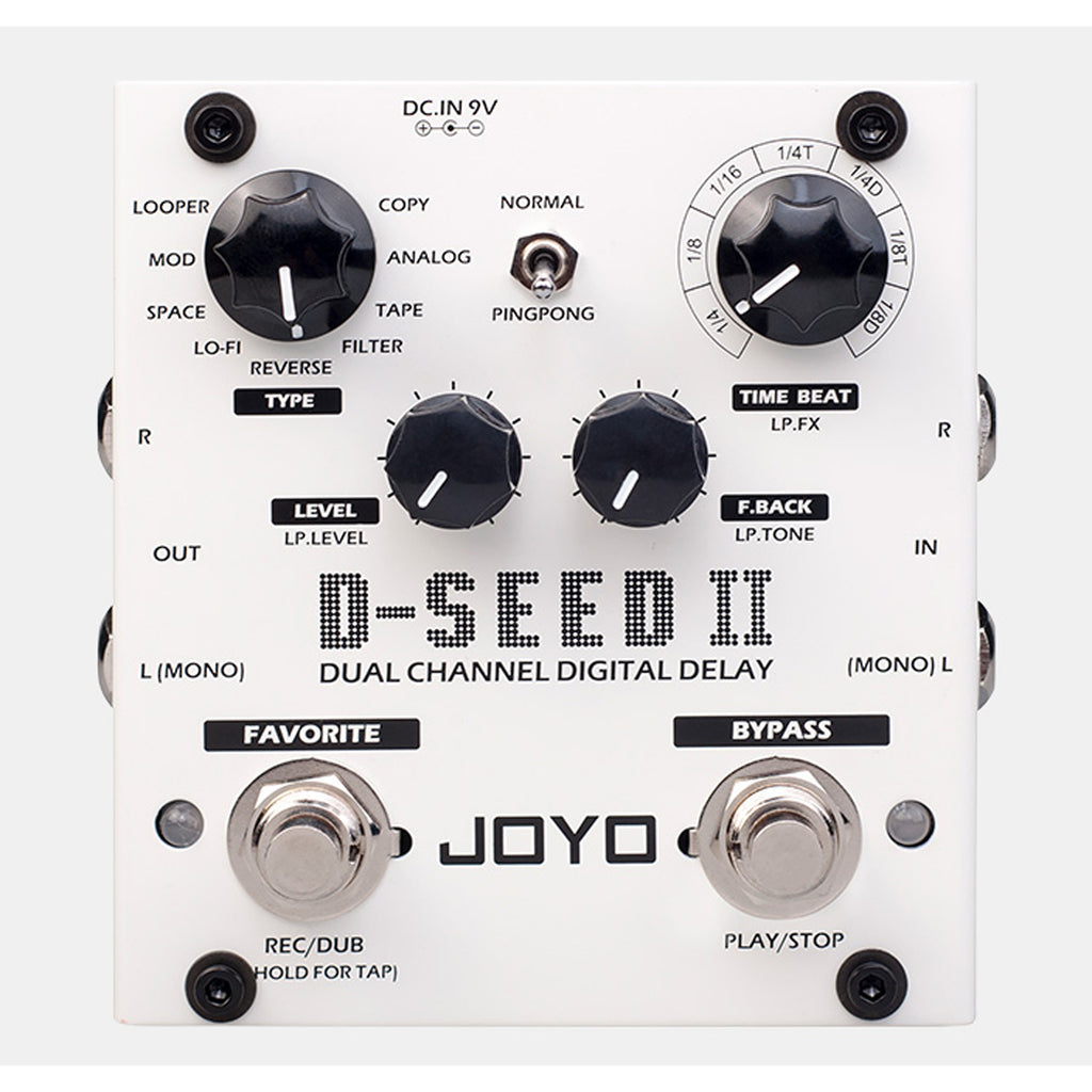 JOYO D-SEED II Stereo Multi Delay Pedal