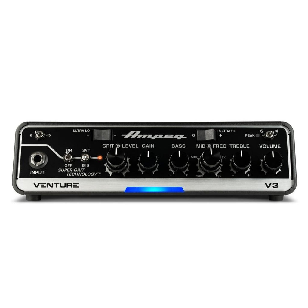 Ampeg Venture V3 300 Watt Solid State Bass Amplifier Head