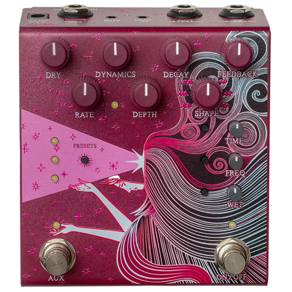 Old Blood Noise Endeavors Sunlight Stereo Dynamic Reverb Pedal - Maroon