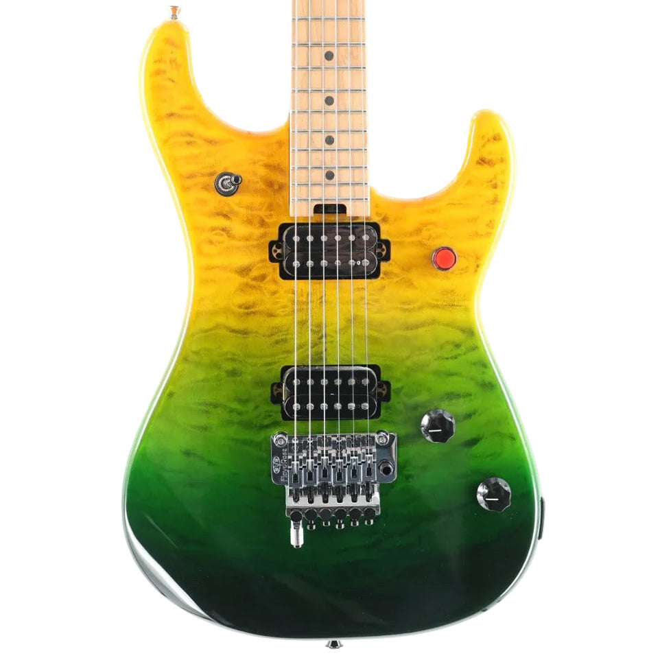 EVH 5150 Series DX Deluxe QM Baked Maple Neck Guitar w/ Gig Bag - Limeade Zest