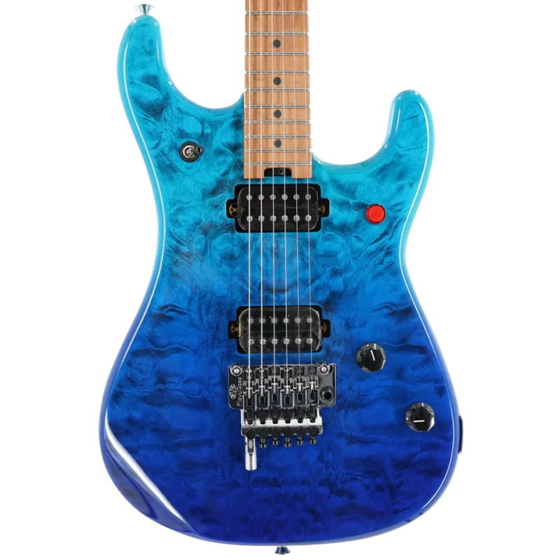 EVH 5150 Series DX Deluxe QM Baked Maple Neck Guitar w/ Gig Bag - Pacific Drift