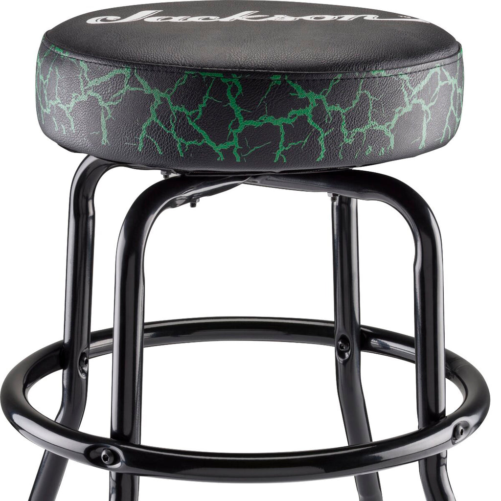 Jackson Green Crackle Barstool 25-inch