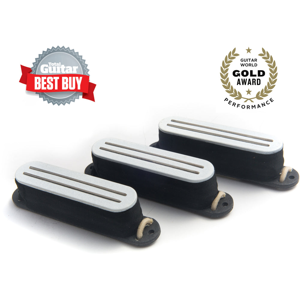 Bare Knuckle Cobra Strat Pickup Set - White
