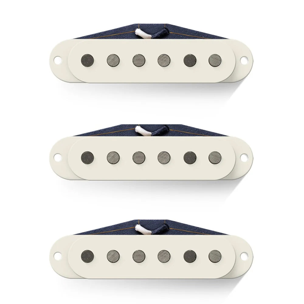 Bare Knuckle Triptych Rabea Massaad Signature Strat Pickup Set - Rabea Spec RWRP w/2 Base Plates