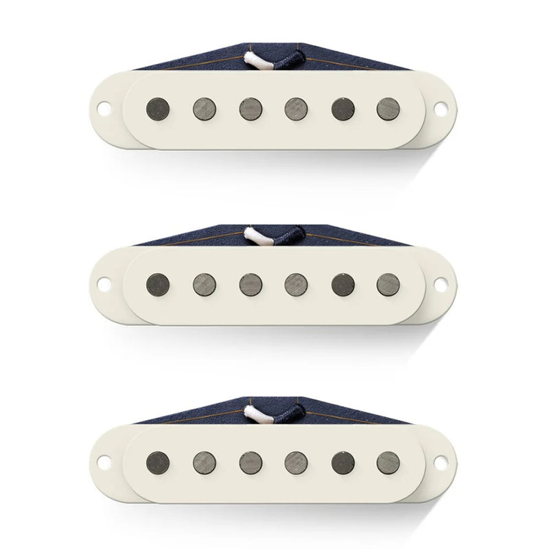 Bare Knuckle Triptych Rabea Massaad Signature Strat Pickup Set - Rabea Spec RWRP w/2 Base Plates