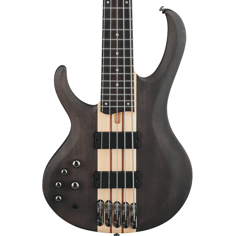 Ibanez Left-Handed BTB605 BTB Standard 5-String Bass - Transparent Gray Flat