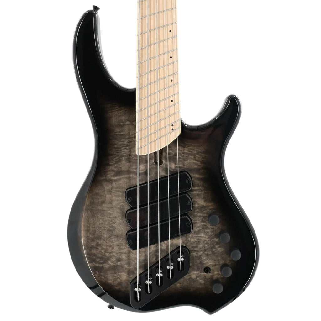 Dingwall Combustion 3X 5-String Multi-Scale Bass - 3-Pickup Quilt Top 2-Tone Blackburst w/Maple Fretboard