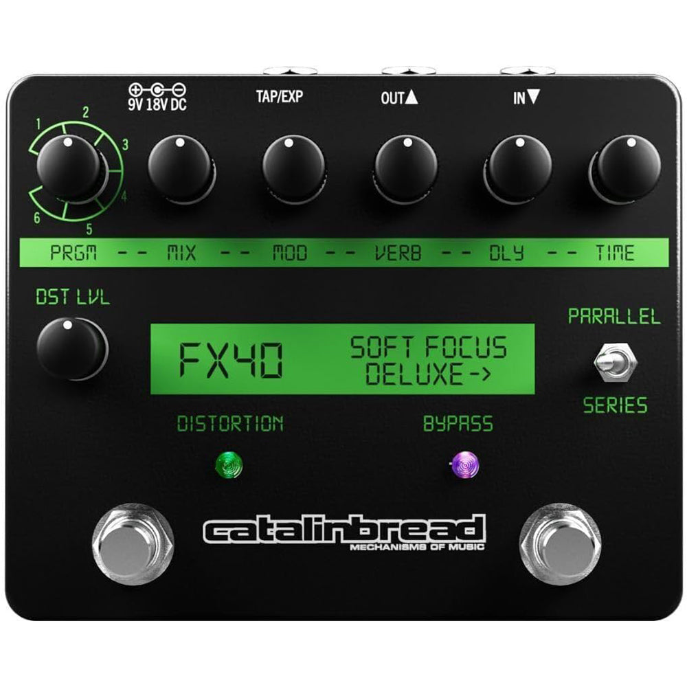 Catalinbread Soft Focus Deluxe Shoegaze Reverb Pedal with Chorus, Modulation, and Octave-up