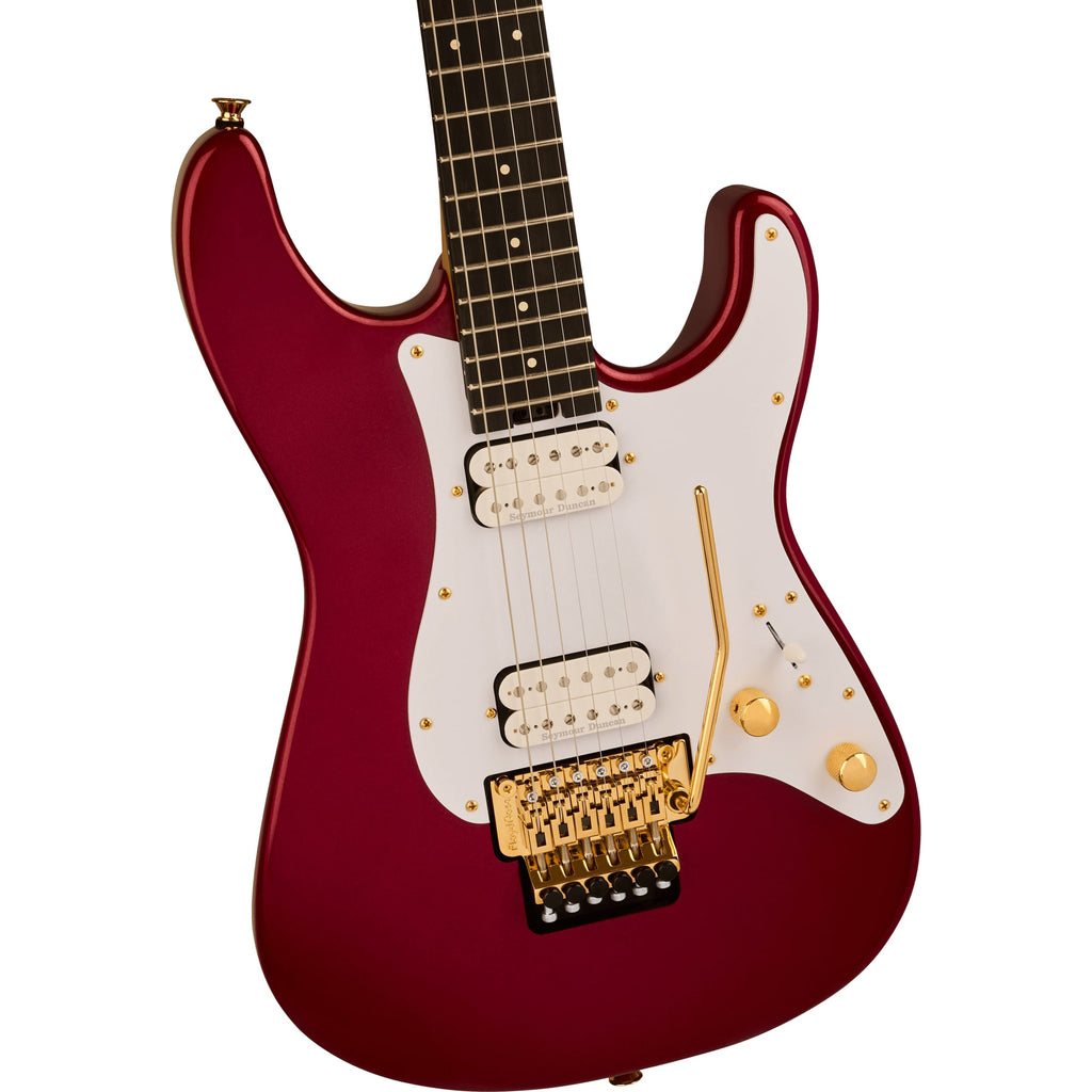 Charvel Pro-Mod Plus So-Cal SC1 Style 1 HH FR EB w/ Seymour Duncan Pickups and Gig Bag - Candy Apple Red