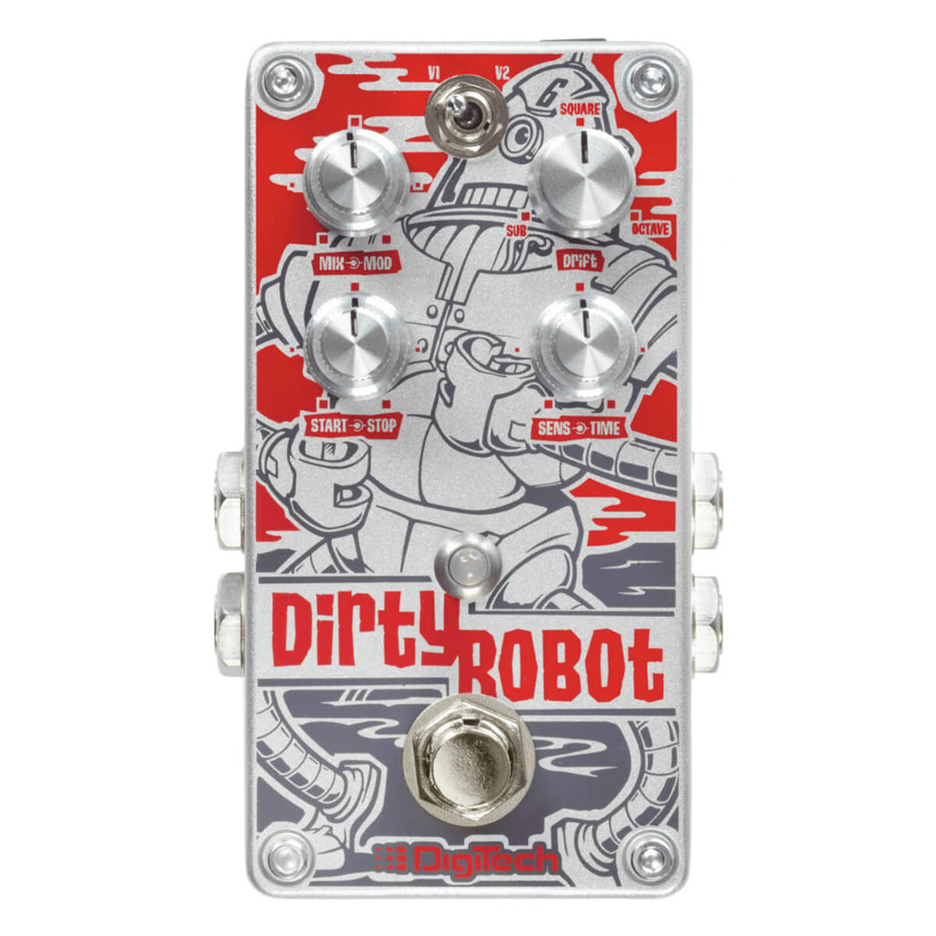 DigiTech Dirty Robot Stereo Mini Synth Guitar Effects Pedal