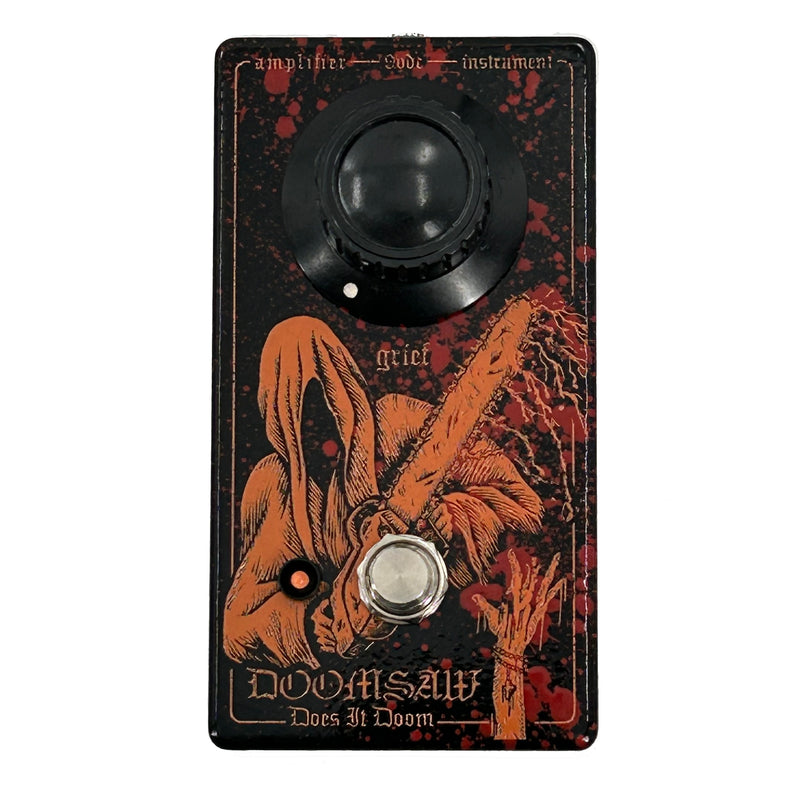 Does It Doom Doomsaw Distortion Pedal - Limited Edition Blood Spatter