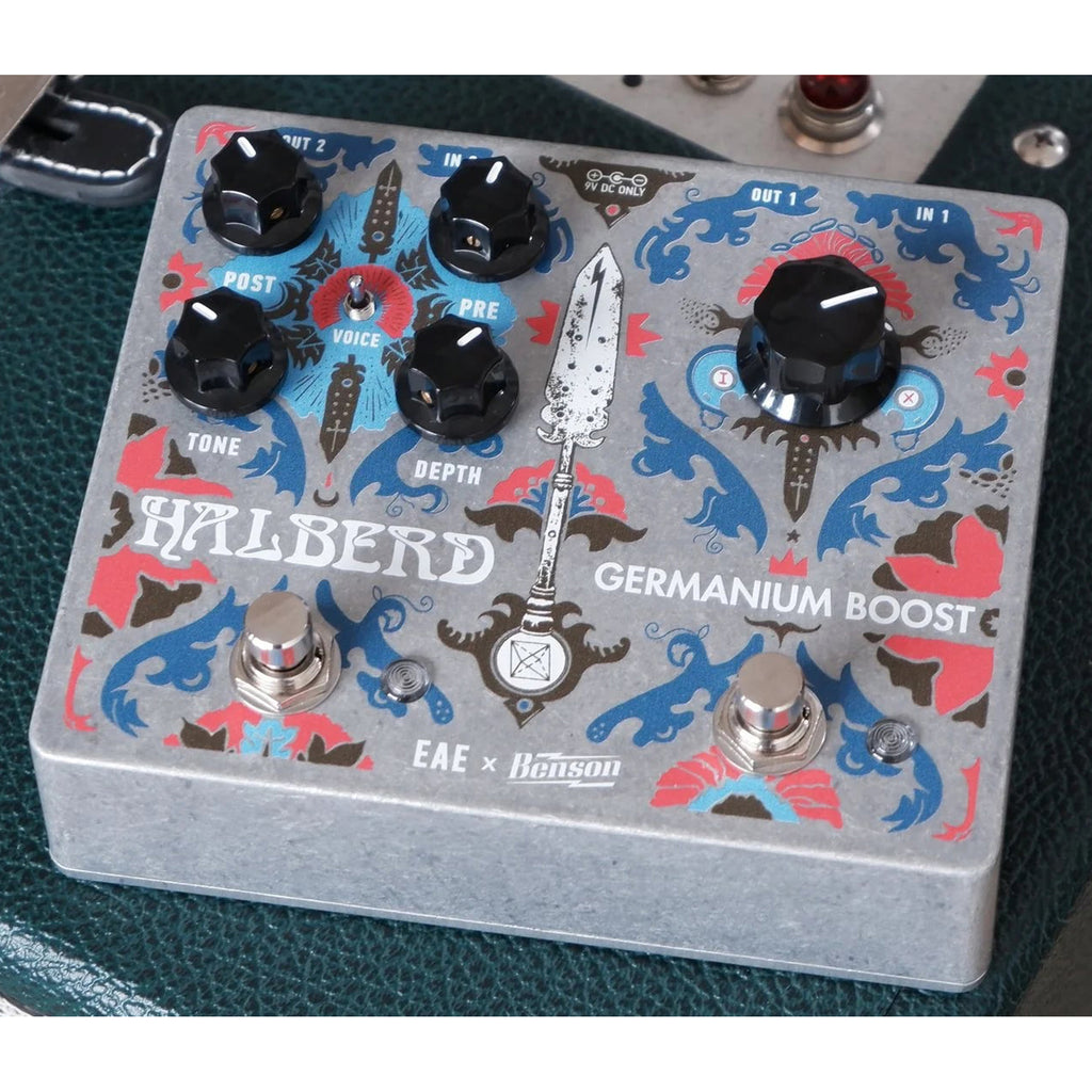 Electronic Audio Experiments LTD Halberd + Benson Germanium Boost 2-in-1 Combo Pedal