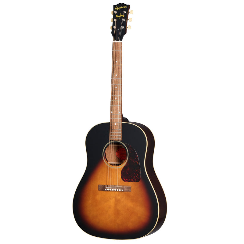 Epiphone "Inspired by Gibson Custom Shop" 1942 Banner J-45 Acoustic-Electric Guitar w/Hard Case - Vintage Sunburst