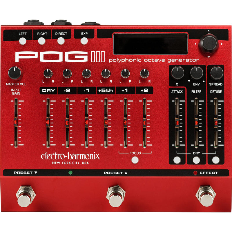 Electro-Harmonix POG3 Polyphonic Octave Generator Pedal