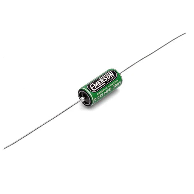 Emerson Custom 0.015uf 300v - Emerson Classic Paper in Oil Tone Capacitor - Green & Cream