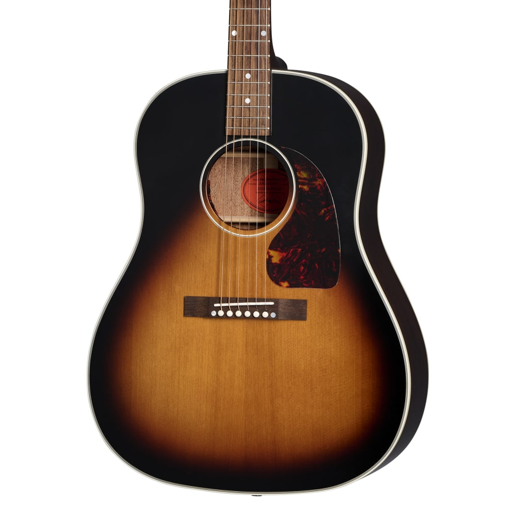 Epiphone "Inspired by Gibson Custom Shop" 1942 Banner J-45 Acoustic-Electric Guitar w/Hard Case - Vintage Sunburst