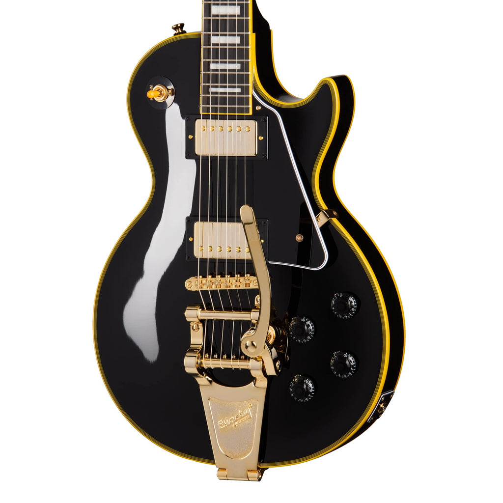 Epiphone Joe Bonamassa Signature 1959 Les Paul Custom w/ Hardshell Case - Aged Ebony - Only 1500 Made