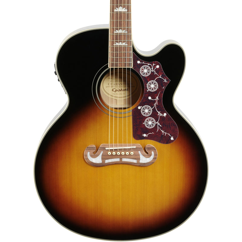 Epiphone J-200EC Studio Acoustic-Electric Guitar - Vintage Sunburst