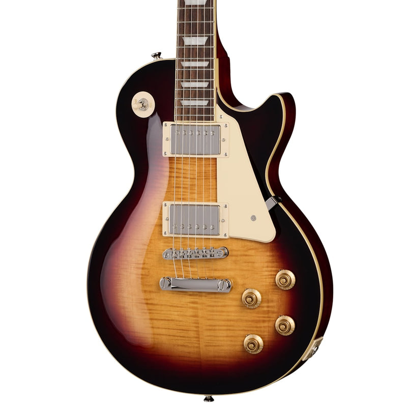 Epiphone Les Paul Standard 50s Figured Top Guitar w/Premium Gig Bag - Bourbon Burst