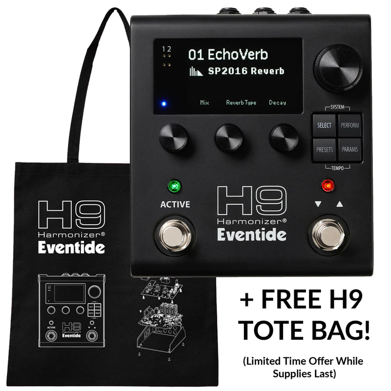 Eventide H9 Gen 2 Harmonizer and Multi-Effects Pedal w/FREE H9 Tote Bag!