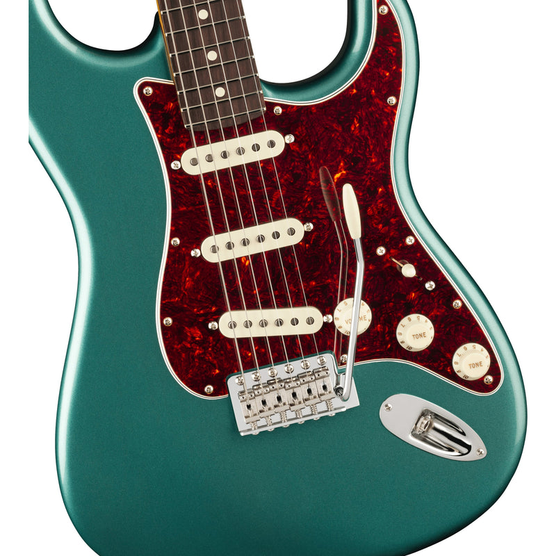 Fender American Professional Classic Stratocaster Rosewood Fingerboard - Faded Sherwood Green Metallic