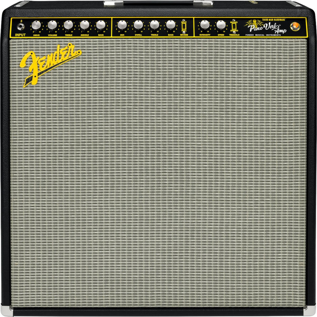 Fender Jack White Pano Verb 70 Watt Tube Guitar Amplifier Combo w/ 1 x 15" and 1 x 10"
