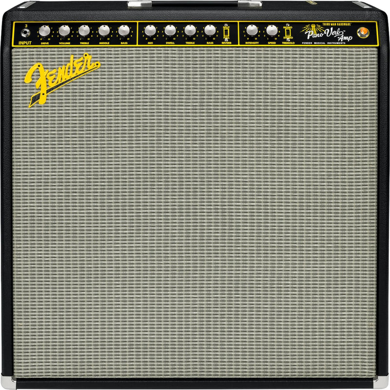 Fender Jack White Pano Verb 70 Watt Tube Guitar Amplifier Combo w/ 1 x 15" and 1 x 10"