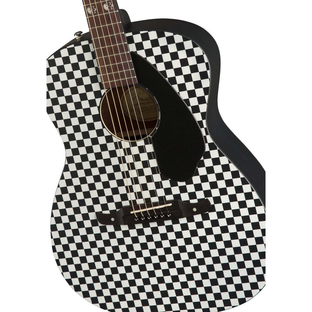 Fender Tim Armstrong Signature Hellcat Acoustic-Electric Guitar w/ Fishman Electronics - Checkerboard