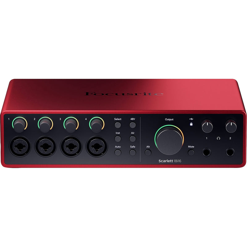 Focusrite Scarlett 18i16 4th Gen 18-in/16-out USB Audio Interface