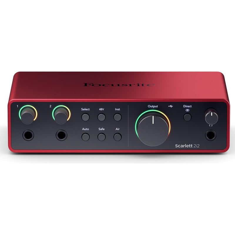 Focusrite Scarlett 2i2 4th Gen 2-in/2-out USB Audio Interface