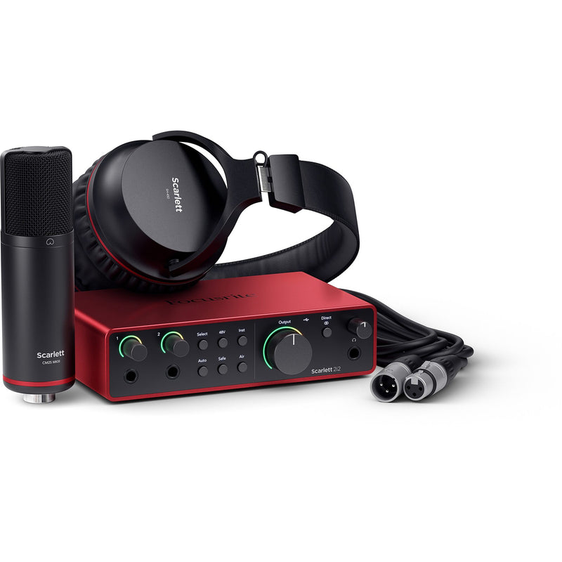 Focusrite Scarlett 2i2 Studio 4th Gen Recording Bundle Package