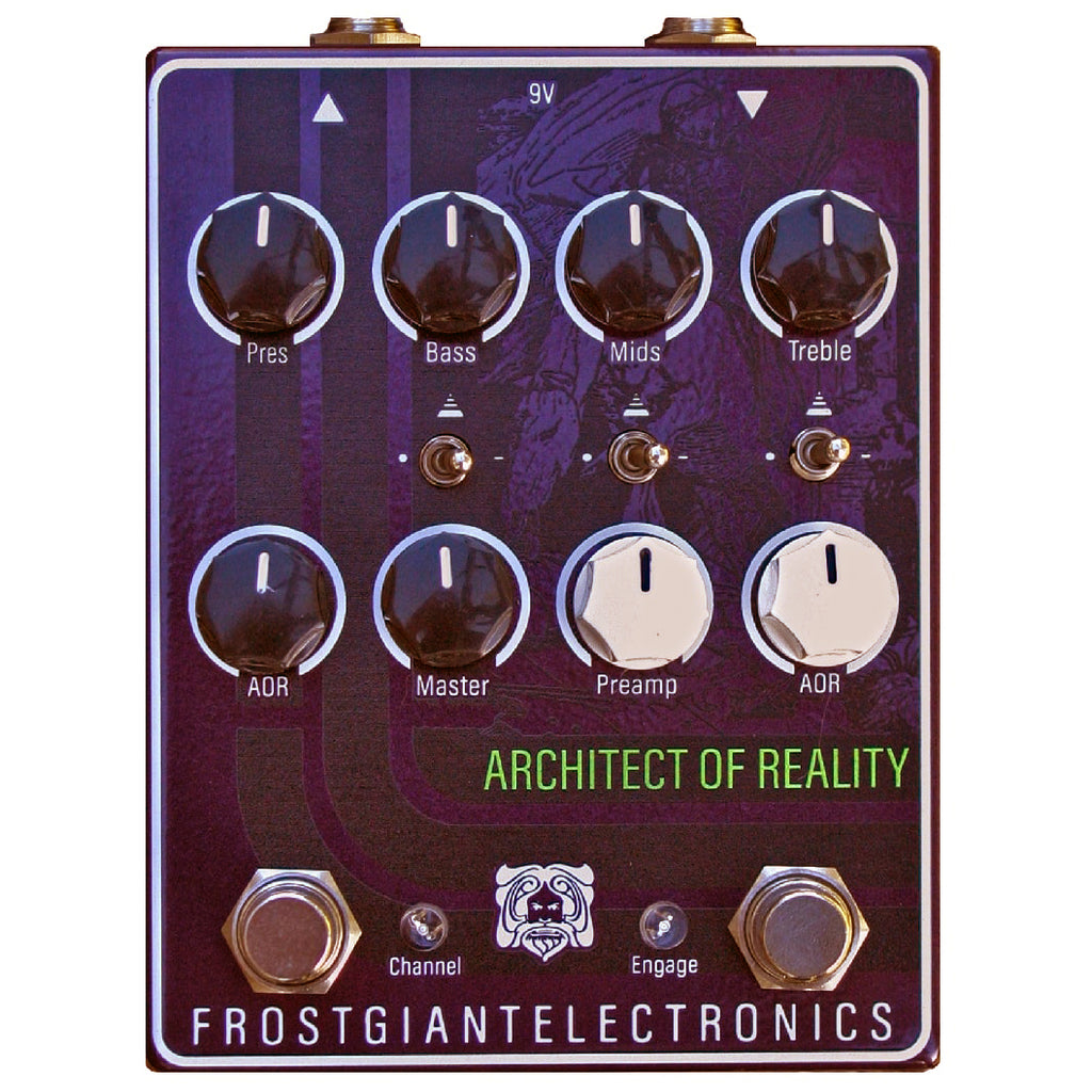 Frost Giant Electronics Architect of Reality Dual Channel Preamp Pedal - Limited Edition Purple