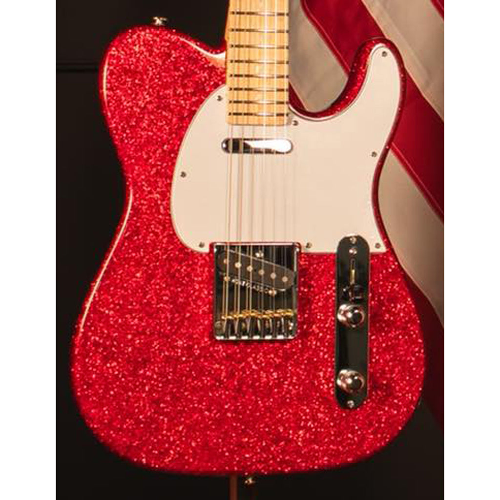 G&L USA Limited Edition American Republic ASAT Classic Alnico Guitar w/ Gig Bag - Metal Flake Red, White and Blue
