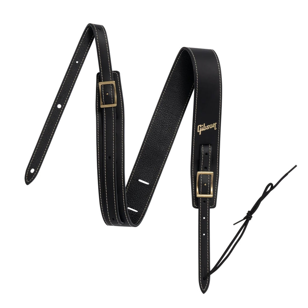 Gibson Troubador Black Guitar Strap