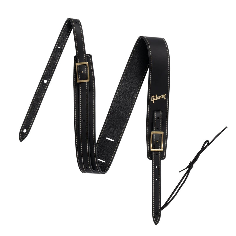 Gibson Troubador Black Guitar Strap