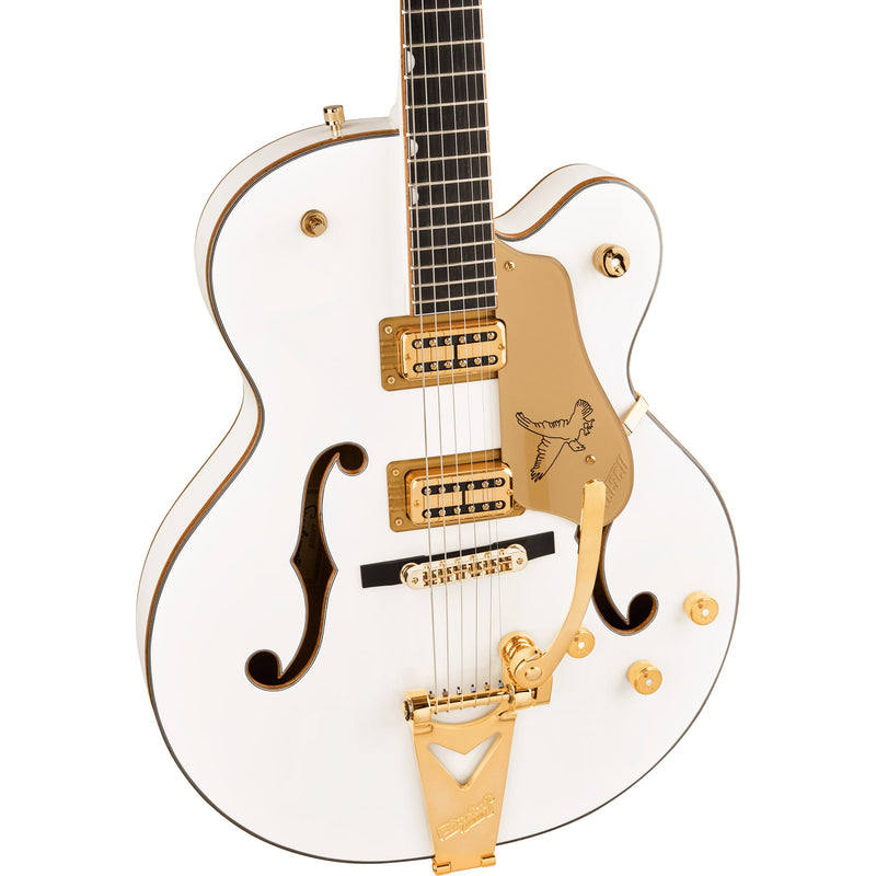 Gretsch Synchromatic Falcon Hollow Body Guitar w/ Bigsby & Hardshell Case - Snowcrest White